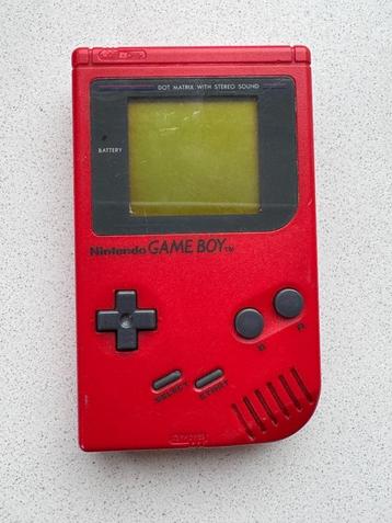 Nintendo Game Boy Classic – Red Edition beschikbaar voor biedingen