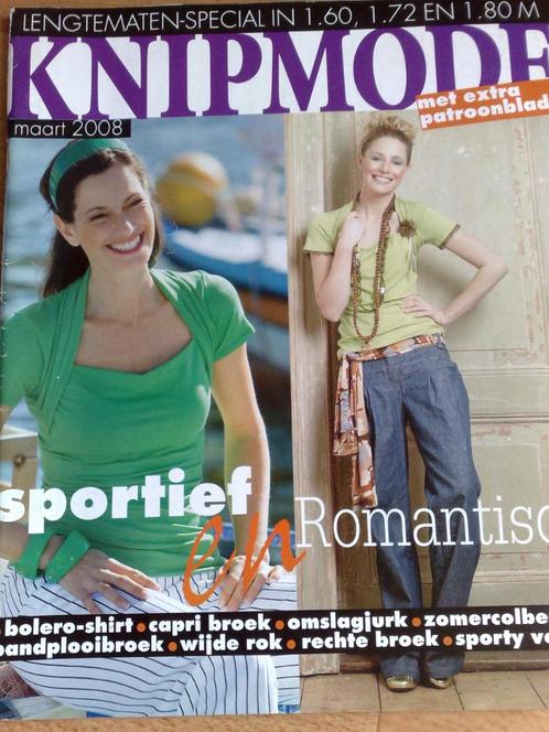 Knipmode special bijlage lengte maten , 3 / 2008, Hobby en Vrije tijd, Kledingpatronen, Zo goed als nieuw, Vrouw, Knipmode, Verzenden