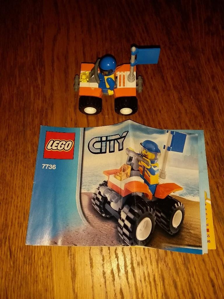 lego nr 7736 strandwacht, Ophalen of Verzenden, Gebruikt, Lego