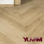 Nergens Goedkoper: PVC Visgraat KLIK Laagste Prijs in NL, Huis en Inrichting, Stoffering | Vloerbedekking, Crème, VISGRAAT, 75 m² of meer