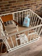 Box  met boxkleed en stoeltje, Kinderen en Baby's, Ophalen, Zo goed als nieuw, In hoogte verstelbaar