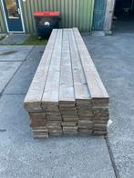 Steigerhout geïmpregneerd 5 meter 20,- per stuk, Nieuw, Geïmpregneerd, Plank, Ophalen of Verzenden