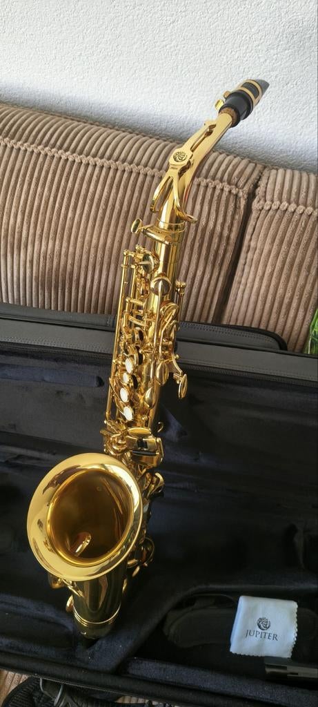 Jupiter saxofoon te koop, Muziek en Instrumenten, Blaasinstrumenten | Saxofoons, Zo goed als nieuw, Alt, Ophalen of Verzenden