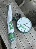 Grolsch Stationsklok & Parasol, Verzamelen, Biermerken, Ophalen, Gebruikt, Reclamebord, Plaat of Schild, Grolsch
