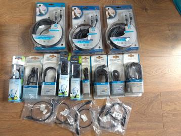 Lot diverse lengtes optische kabels +-€0,75/stuk beschikbaar voor biedingen