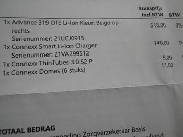 Advance hoortoestel 319OTE LI-lon serienr 21ucj0915 Aankoopd beschikbaar voor biedingen