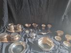 Lot verzilverde items, Antiek en Kunst, Ophalen, Zilver