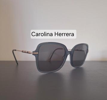 Carolina Herrera zonnebril donkergroen/goud-paars beschikbaar voor biedingen