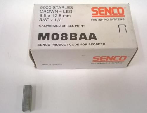 Senco Niet Kram M08BAA (9,5 x 12,5mm) NIEUW per 5000, Doe-het-zelf en Verbouw, IJzerwaren en Bevestigingsmiddelen, Nieuw, Overige typen