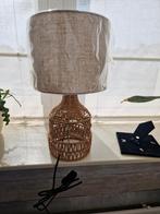 Rotan tafellampje, Ophalen, Zo goed als nieuw, Minder dan 50 cm
