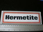 sticker Hermetite logo, Verzamelen, Verzenden, Zo goed als nieuw, Merk