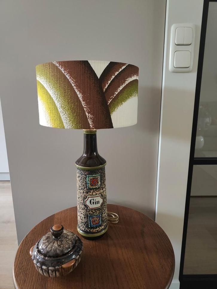 Retro Mosgroene Lamp West Germany Handgemaakt, Muziek en Instrumenten, Orgels, Orgel, 2 klavieren, Ophalen of Verzenden