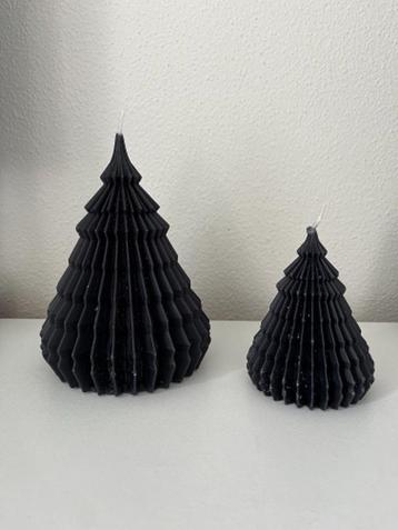 Kaars kerstboom modern set-2 zwart Nieuw! beschikbaar voor biedingen