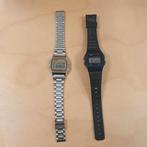 Casio - 2 digitale vintage horloges, Sieraden, Tassen en Uiterlijk, Horloges | Dames, Overige merken, Staal, Gebruikt, Staal