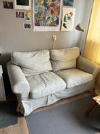 Witte Ektorp tweezitter bank, Huis en Inrichting, Ophalen, Gebruikt, Tweepersoons, 75 tot 100 cm