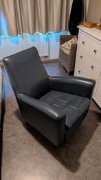 2 lederen stoelen, Ophalen, Gebruikt, Twee, Blauw