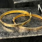 18 karaat gouden armbanden love armband slavenarmband, Ophalen of Verzenden, Zo goed als nieuw, Goud