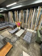 Uitverkoop: 6 Persoons Tuinset - Antraciet Touw - Kunststof, Tuin en Terras, Tuinsets en Loungesets, Ophalen, 6 zitplaatsen, Bank