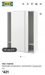 Kast, Huis en Inrichting, Kasten | Kledingkasten, Ophalen, Gebruikt, Met hangruimte, 150 tot 200 cm