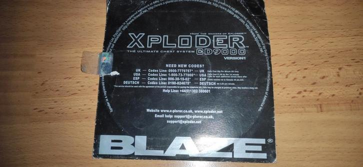 Blaze Xploder CD9000 - Cheat Systeem PlayStation, Spelcomputers en Games, Games | Overige, Gebruikt, Overige genres, 1 speler