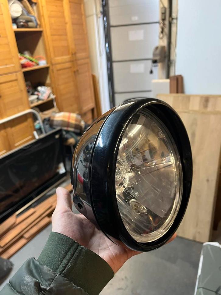 Caferacer / Scrambler Koplamp, Doe-het-zelf en Verbouw, Motoren, Gebruikt, Ophalen of Verzenden