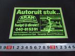 sticker EHV ARAM autoglasservice CLIJNK Kanaaldijk Noord, Ophalen, Zo goed als nieuw, Sticker