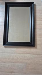 Ikea Hemnes spiegel zwartbruin, Huis en Inrichting, Woonaccessoires | Spiegels, Ophalen, Gebruikt, Minder dan 100 cm, Rechthoekig