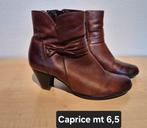 Bruine Caprice enkellaarsjes maat 37, Ophalen, Bruin, Lage of Enkellaarzen, Zo goed als nieuw
