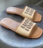 Miu miu slippers rotan bruin beige 37, Ophalen of Verzenden, Zo goed als nieuw
