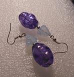 handwerk oorbellen, Ophalen of Verzenden, Nieuw, Glas, Hangers