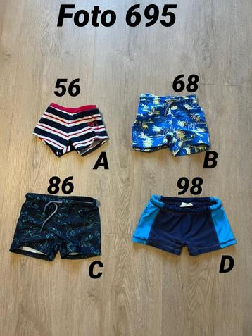 Zwembroek jongen maat 56,68 86 98 *foto 695* beschikbaar voor biedingen
