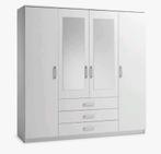 Jysk kledingkast VELLERUP 200x200 combi wit, Huis en Inrichting, Kasten | Kledingkasten, Ophalen, 200 cm of meer, Zo goed als nieuw