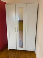 Bremnes Ikea kledingkast 3 deurs met spiegel, Ophalen, Kunststof, 100 tot 150 cm, Zo goed als nieuw