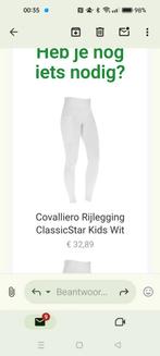 Nieuwe  witte rijlegging maat 146, Dieren en Toebehoren, Paardrijkleding, Kinderen, Dressuur, Nieuw, Ophalen of Verzenden