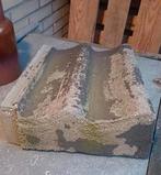 12 antraciete RBB sneldek onderpannen, Doe-het-zelf en Verbouw, Dakpannen en Dakbedekking, Ophalen, Gebruikt, Steen of Klei, Minder dan 5 m²