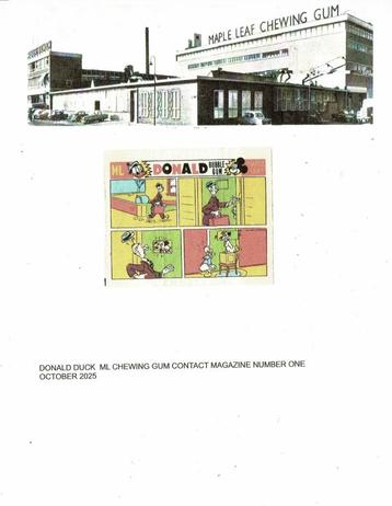 Donald Duck Maple Leaf contact magazine number one beschikbaar voor biedingen