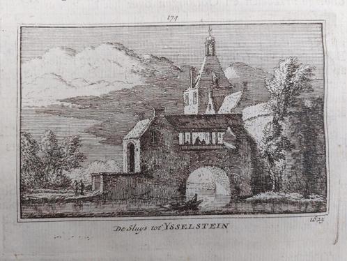 174 / De Sluys tot Ysselstein - IJsselstein Gravure, Antiek en Kunst, Kunst | Etsen en Gravures, Ophalen of Verzenden