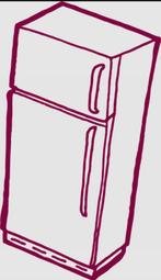 GEZOCHT: Koelvries combinatie ong. hoogte160 en breedte 60cm, Witgoed en Apparatuur, Koelkasten en IJskasten, 200 liter of meer