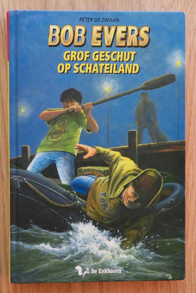 Peter de Zwaan: Bob Evers 48 Grof geschut op Schateiland, Boeken, Kinderboeken | Jeugd | 13 jaar en ouder, Gelezen, Ophalen of Verzenden