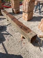 Eiken balk rustiek, Doe-het-zelf en Verbouw, Hout en Planken, Ophalen, Gebruikt, Eiken, Balk