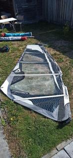 Wave zeilen 4,5 en 5,0, Watersport en Boten, Windsurfen, Ophalen, Minder dan 5 m², Zeil, Gebruikt