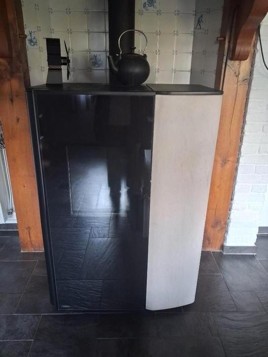 Rika hout/palletkachel, Huis en Inrichting, Overige Huis en Inrichting, Gebruikt, Ophalen