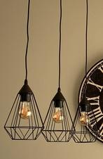 Hanglamp, Huis en Inrichting, Lampen | Hanglampen, Ophalen, Zo goed als nieuw, Minder dan 50 cm