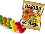 100 zakjes Haribo Goudberen snoep - silo met uitdeelzakjes, Verzenden, Nieuw