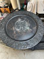 Dienblad ijzer, Huis en Inrichting, Woonaccessoires | Dienbladen, Ophalen of Verzenden, Zo goed als nieuw, Rond, Metaal