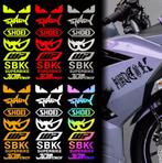 Motor sponsoren stickersets SBK WP SHOEI SHARK NO FEAR, Verzenden