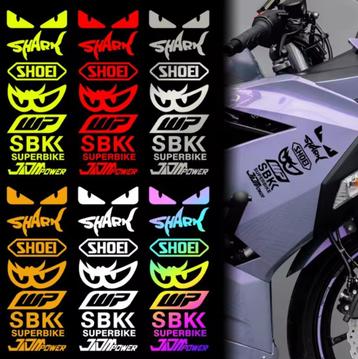 Motor sponsoren stickersets SBK WP SHOEI SHARK NO FEAR beschikbaar voor biedingen