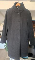 Grijze wollen mantel maat 44, zeer goede staat., Kleding | Dames, Maat 42/44 (L), Grijs, Gedragen, Maco Pecci