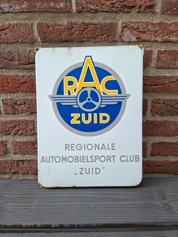 Emaille bord RAC Zuid - Jaren 50 beschikbaar voor biedingen