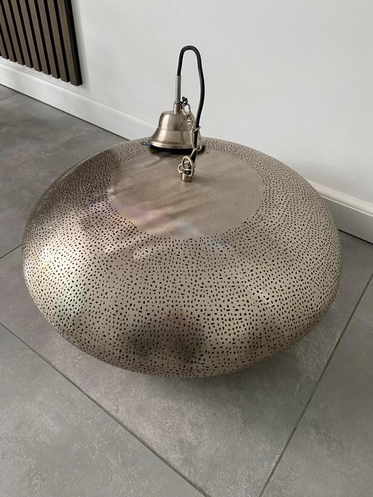 Oosterse Hanglamp - 60cm Diameter, Huis en Inrichting, Lampen | Hanglampen, Gebruikt, Minder dan 50 cm, Metaal, Ophalen of Verzenden